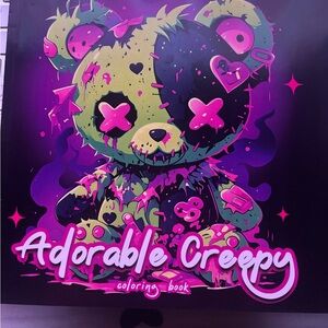 Adorable Creepy Coloring Book